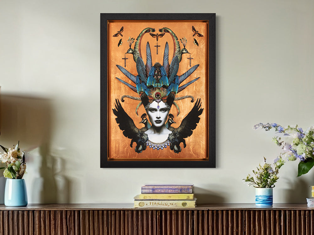 Louise Hutton - 'Siren's Odyssey' - Framed Original Artwork