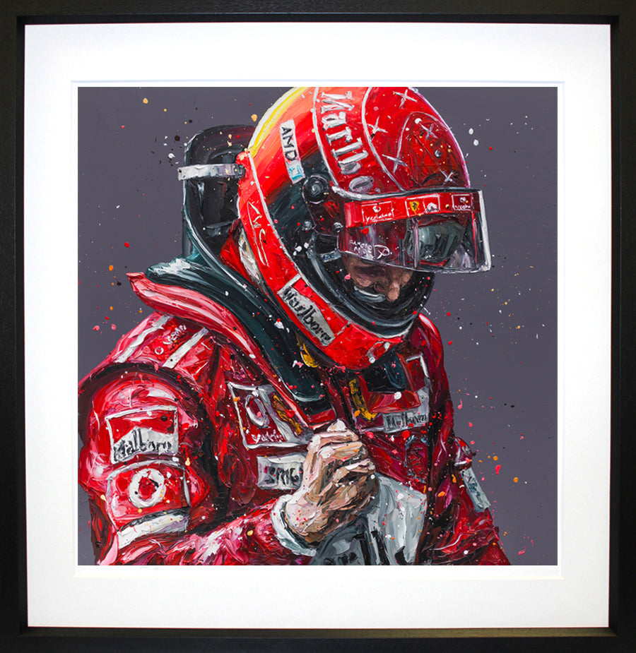 Paul Oz  'Schumacher Celebration'- Framed Limited Edition (Print & Canvas)