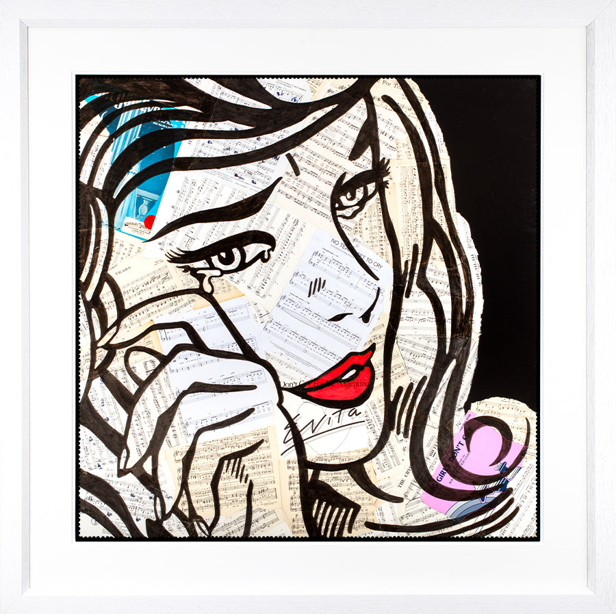 Chess - 'Crying Girl' - Framed Limited Edition Print