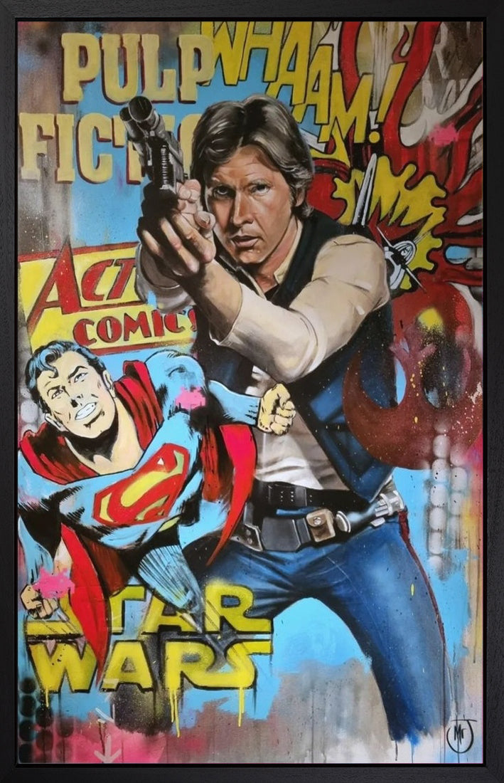 Mr J - 'Never Tell Me The Odds' - Framed Original Art