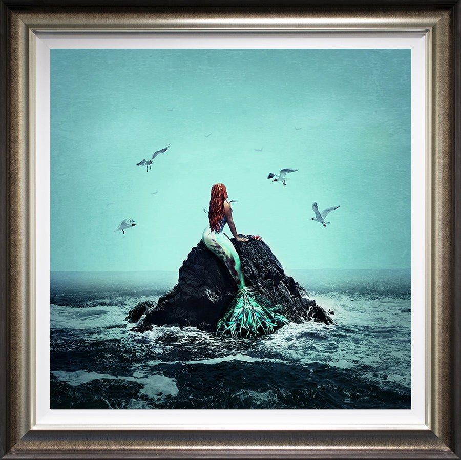 Michelle Mackie - 'Staying Above The Water - The Little Mermaid' - Framed Limited Edition