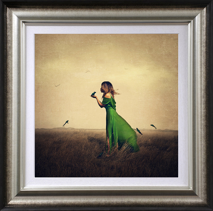 Michelle Mackie - 'We All Need To Kiss A Few Frogs' - Framed Limited Edition Art