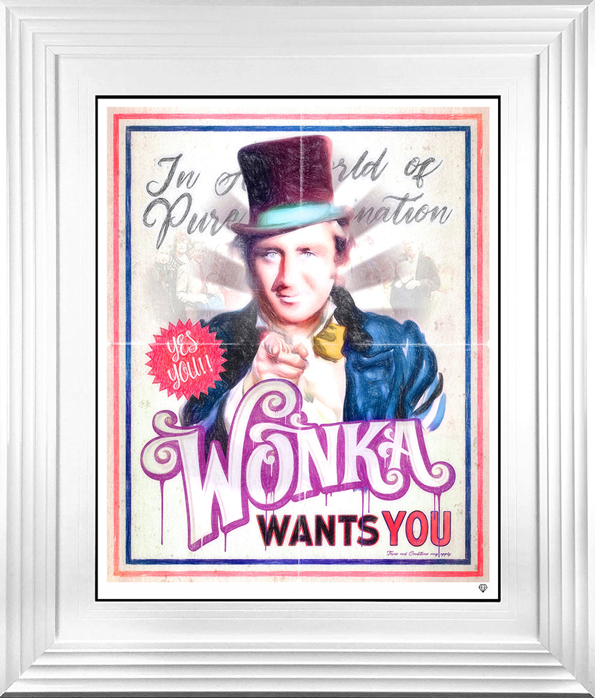 JJ Adams - 'Wonka Needs You!' - Framed Limited Edition