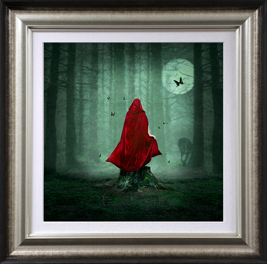 Michelle Mackie - 'Red - Little Red Riding Hood' - Framed Limited Edition Art