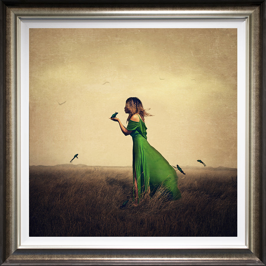 Michelle Mackie - 'We All Need To Kiss A Few Frogs' - Framed Limited Edition Art