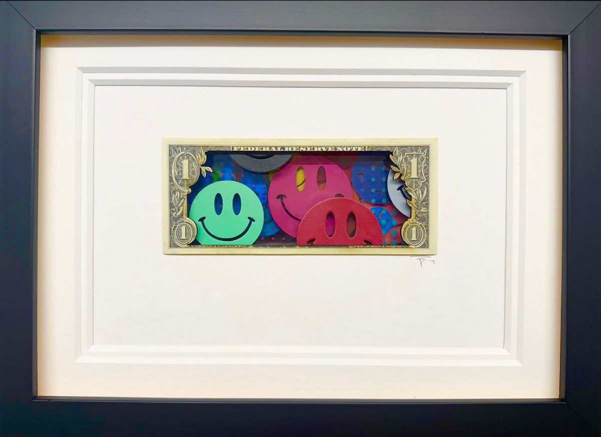 TBOY - 'On A Happy Note' - Framed Original