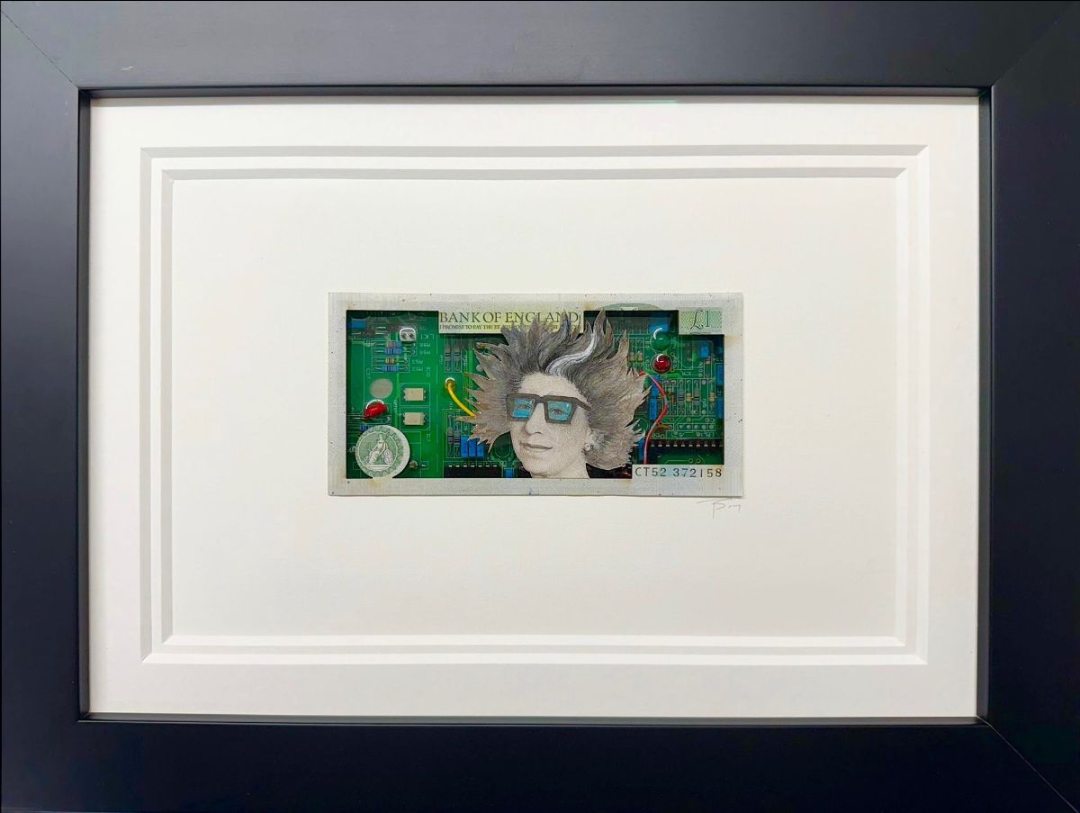 TBOY - 'Digital Currency' - Currency Collection - Framed Original