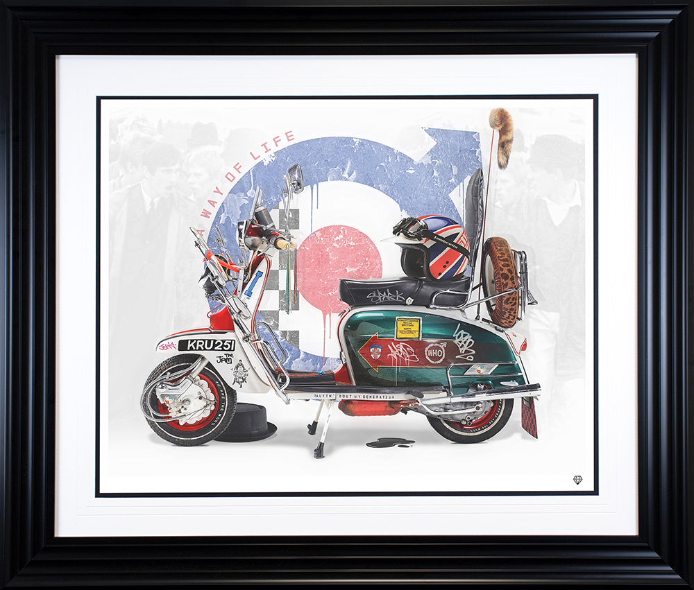 JJ Adams - 'Life Is A Journey ... Enjoy The Ride' - Framed Limited Edition