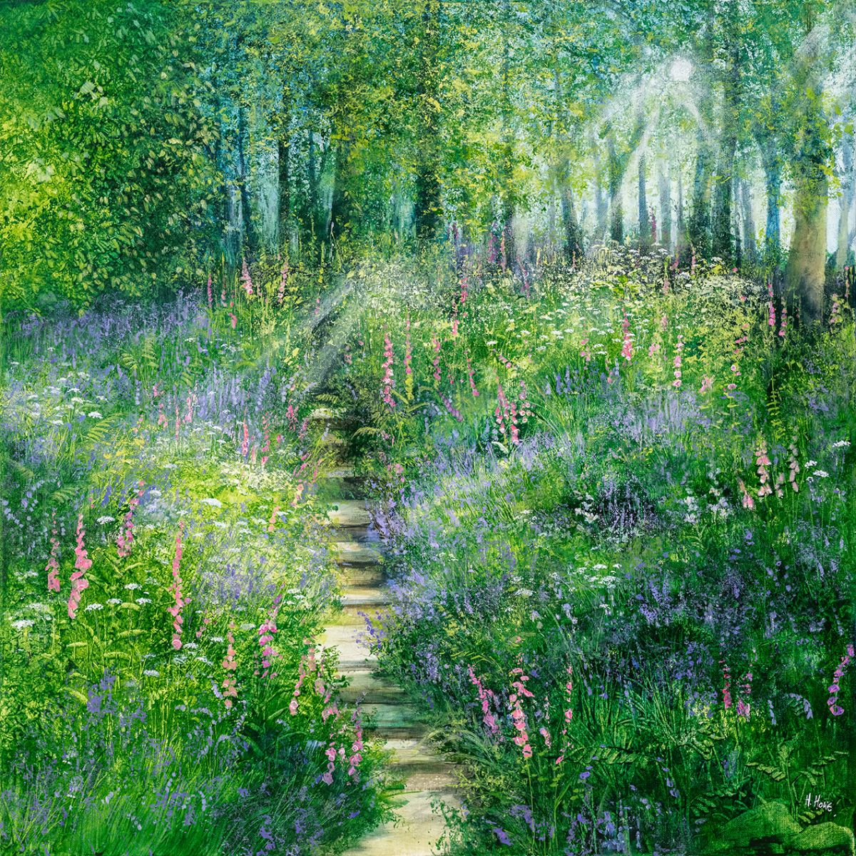 Heather Howe - 'The Woodland Garden' - Framed Limited Edition Print