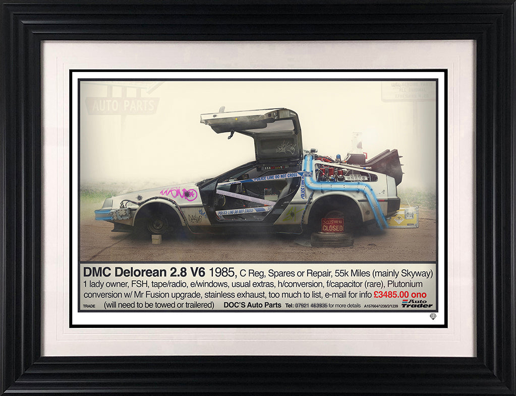 JJ ADAMS -  STOCK CLEARANCE - COLLECTION ONLY -  'Doc's Auto Trader' -  Framed Limited Edition