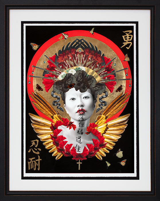 Louise Hutton - 'Inner-City  Geisha Of Samurai' - Framed Limited Edition