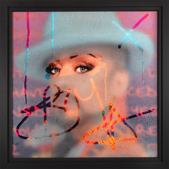 TBOY - "OH BOY" - Framed Original Artwork