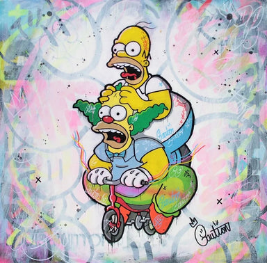 Graffiti Wall Art of Louis Vuitton - Bart Simpson Algeria