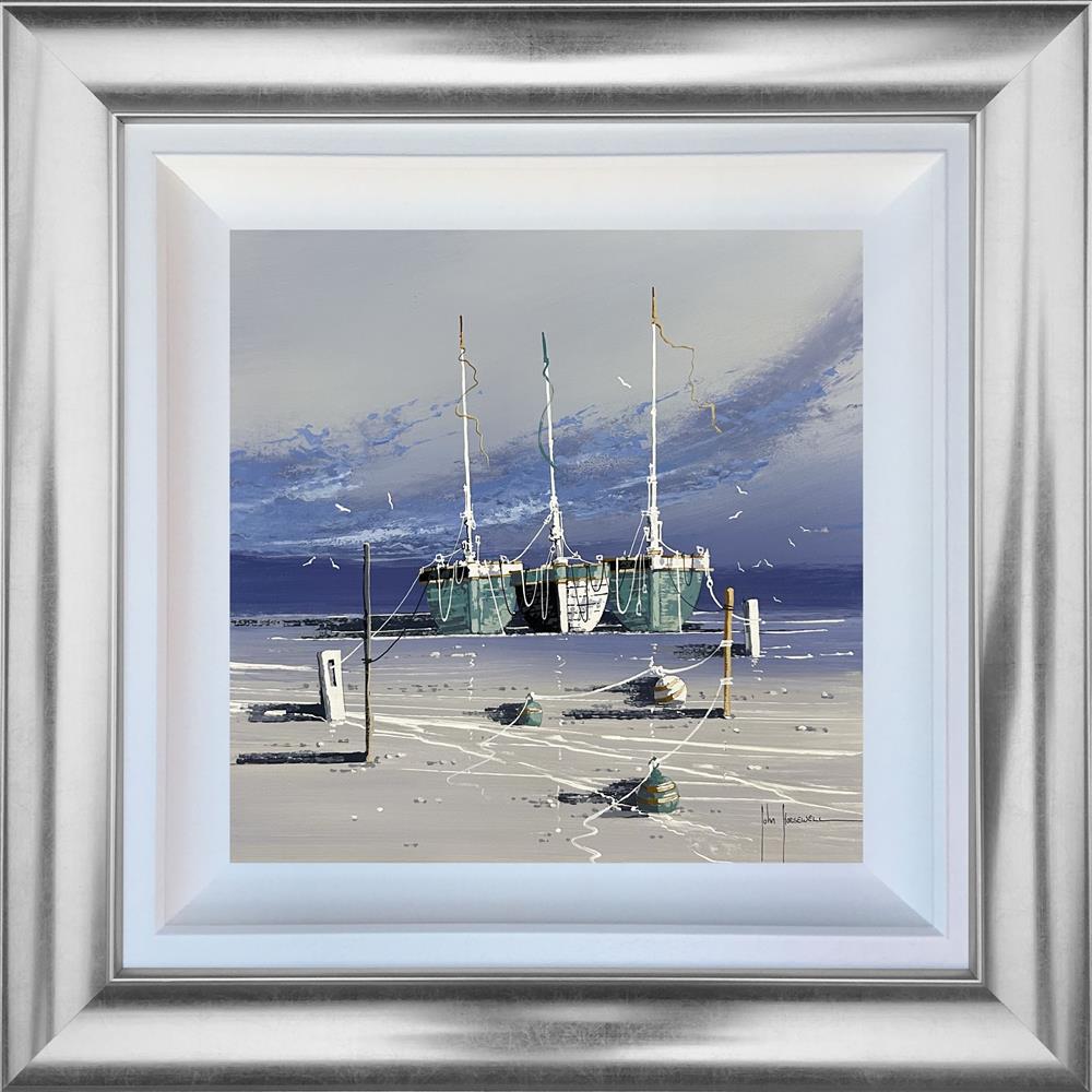 John Horsewell - 'A Dance of Masts and Gulls' - Framed Original Artwork