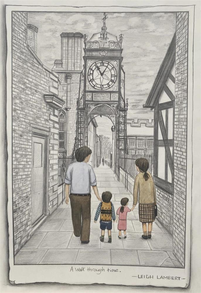 Leigh Lambert - 'A Walk Through Time'  - Framed Original Artwork