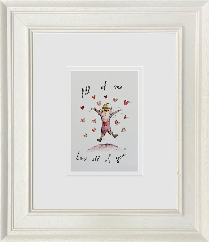 Michael Abrams - 'All Of Me - Sketch' - Framed Original Art