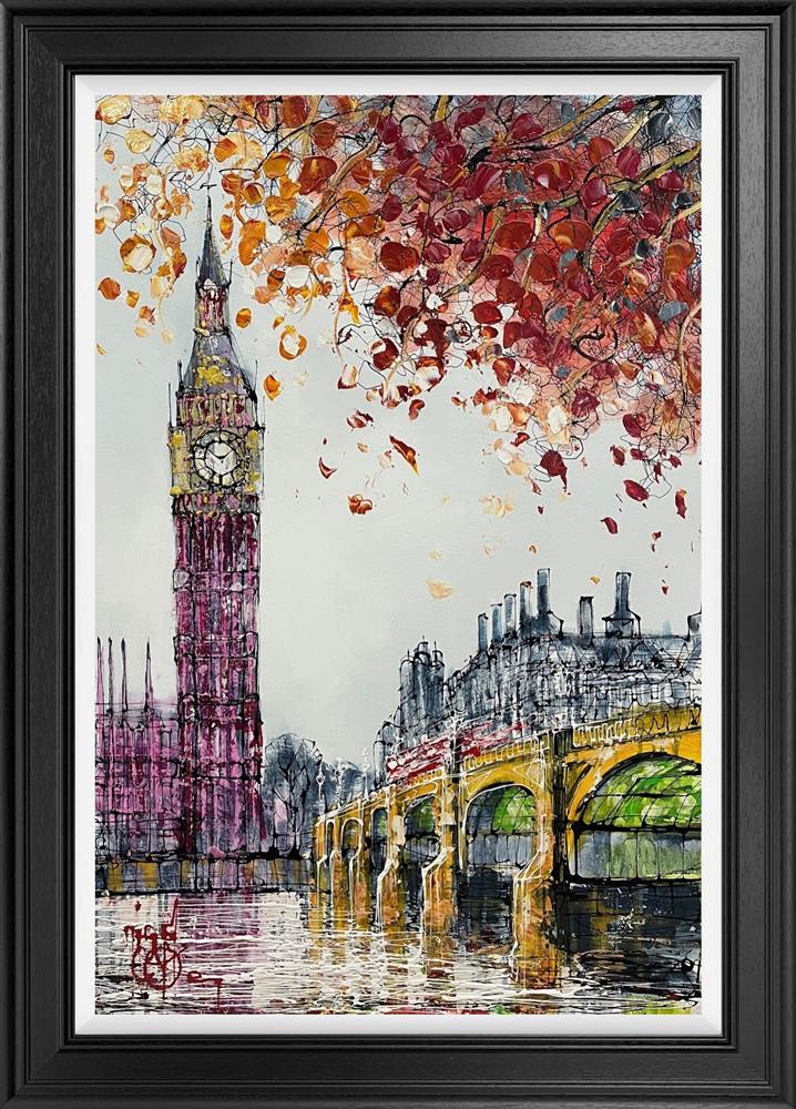 Nigel Cooke - 'Autumn Leaves' - Framed Original Artwork