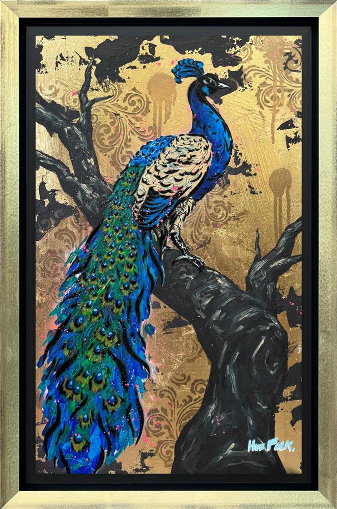 Hue Folk - 'Azura' - Framed Original Art