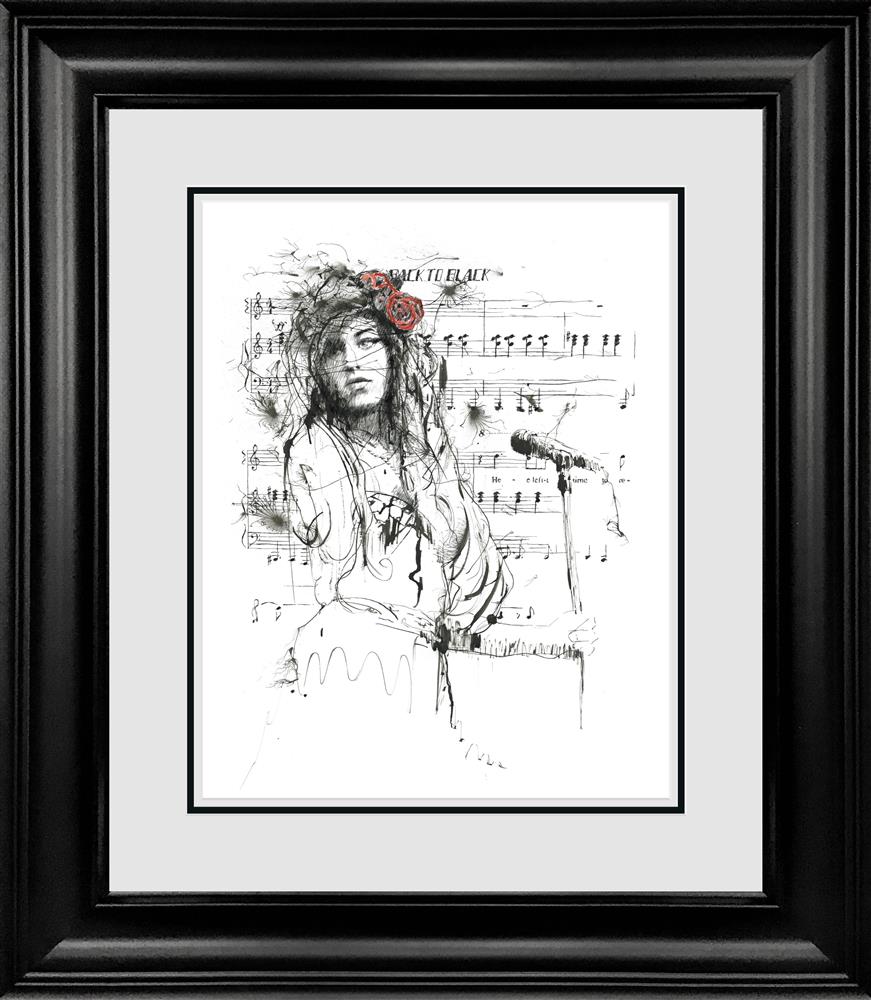 Scott Tetlow - 'Back To Black' - Framed Original Art