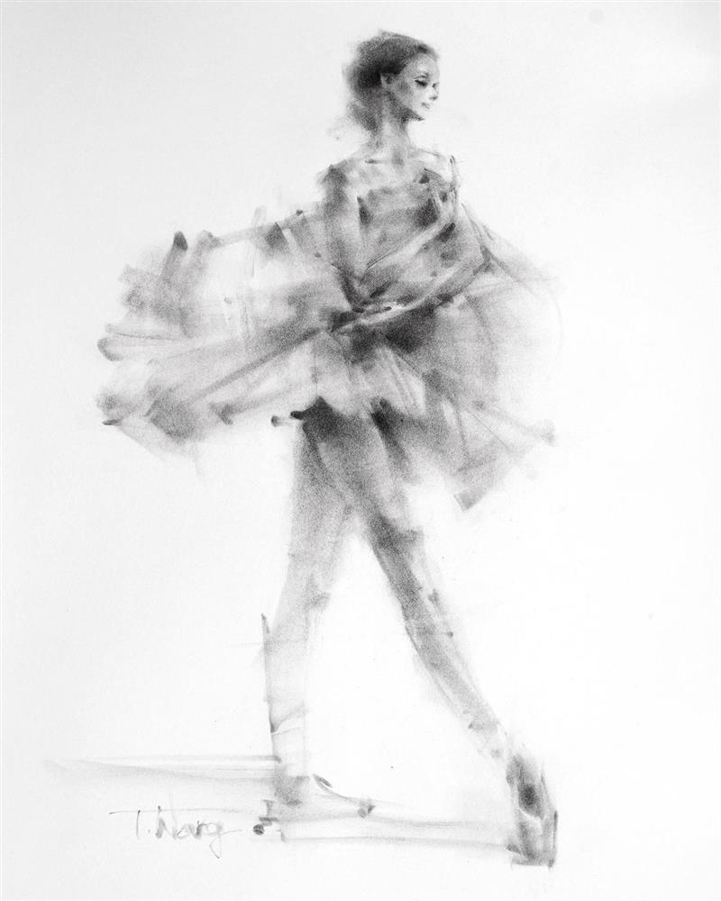 Tim Wang - 'Ballet III' - Framed Original Artwork