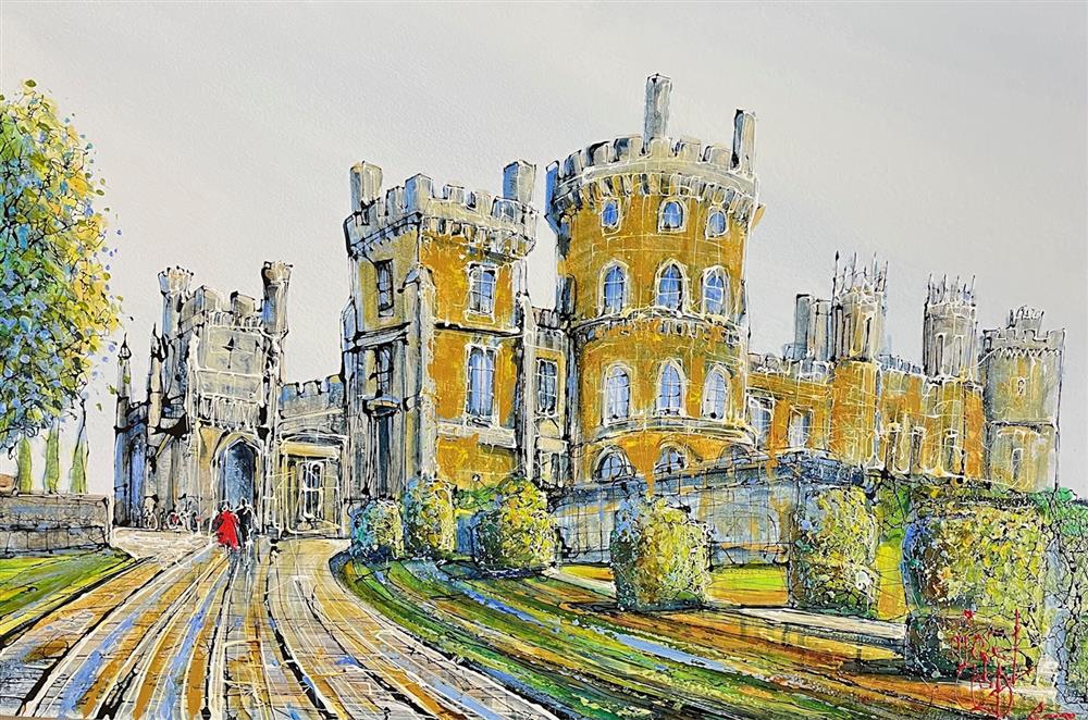 Nigel Cooke - 'Belvoir Castle' - Framed Original Artwork