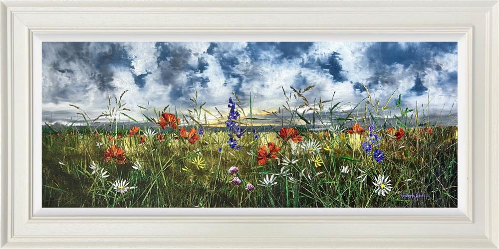 Kimberley Harris - 'Beneath The Wandering Skies' - Framed Original Art