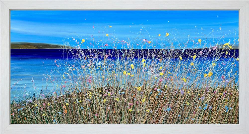 Lisa Pang - 'Beyond The Beach' - Framed Original Artwork