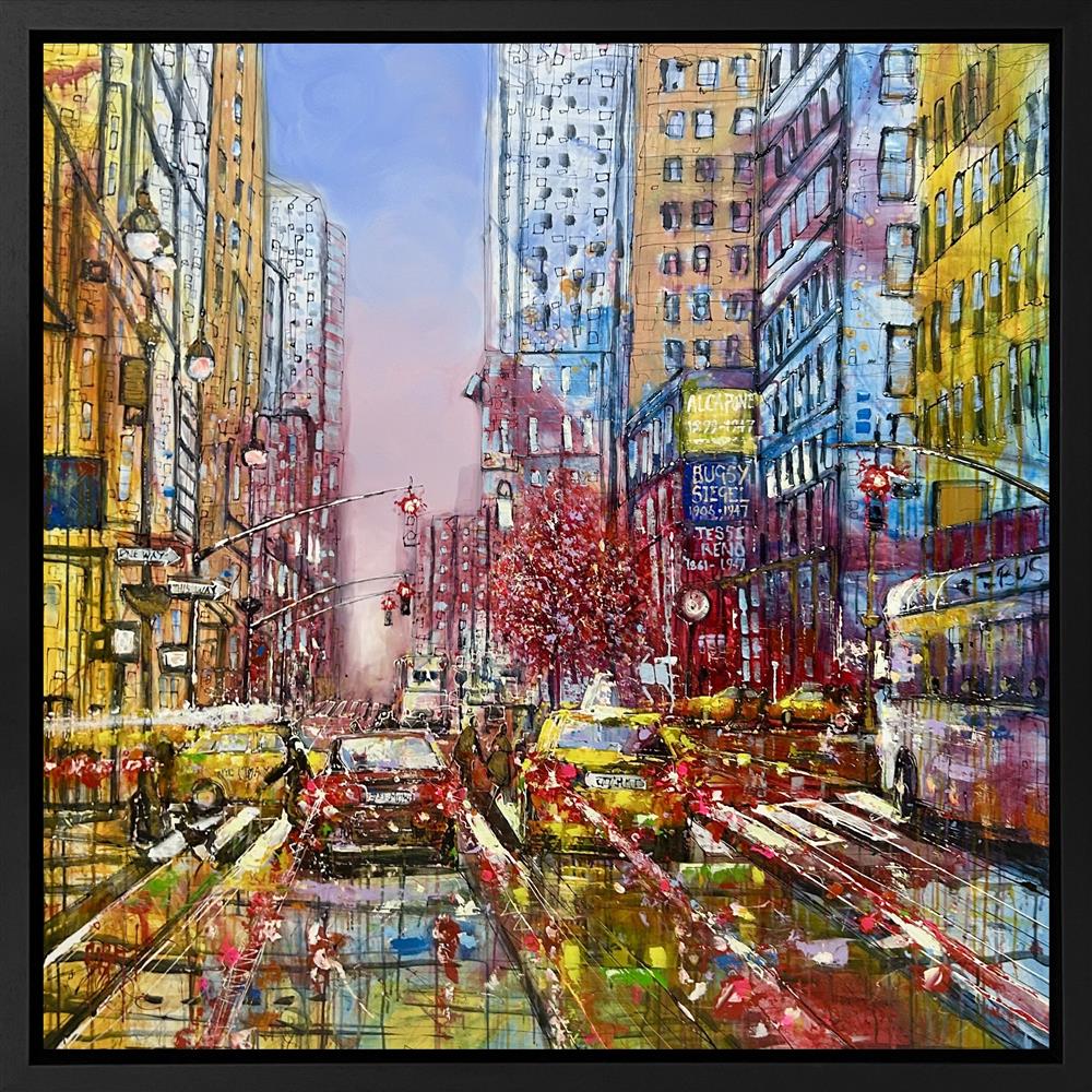 Nigel Cooke - 'Big City Life' - Framed Original Deluxe Canvas