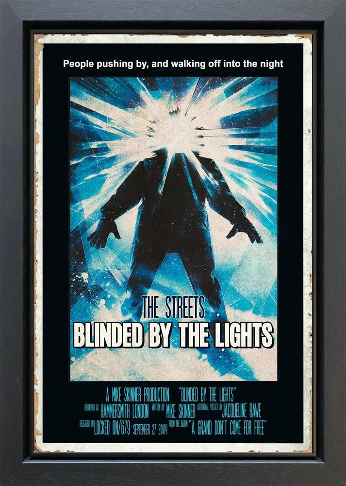 Linda Charles - 'Blinding Lights - ReMovied' - Framed Original Artwork