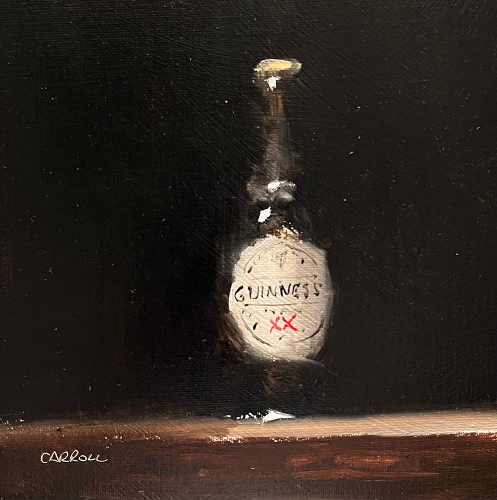 Neil Carroll - 'Bottle Of Guinness' - Framed Original Artwork