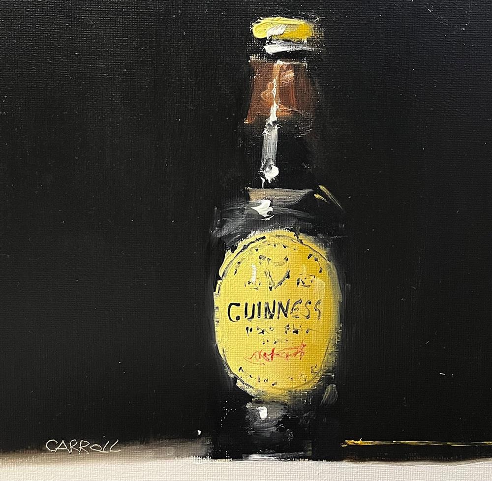 Neil Carroll -  'Bottle Of Guinness' - Framed Original Artwork