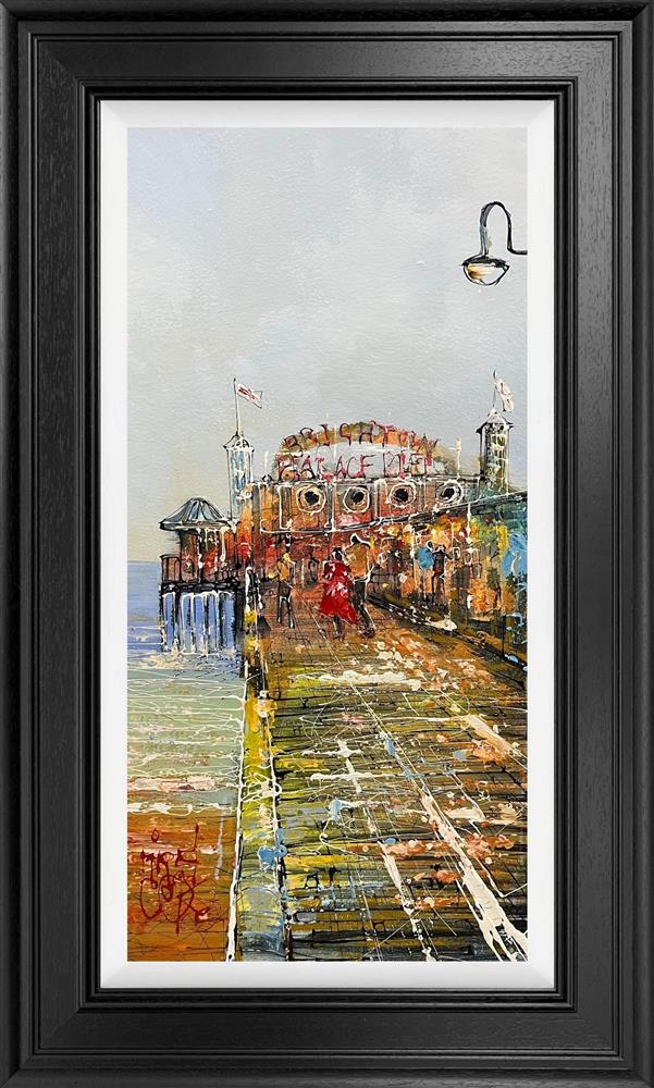 Nigel Cooke - 'Brighton Waves' - Framed Original Artwork