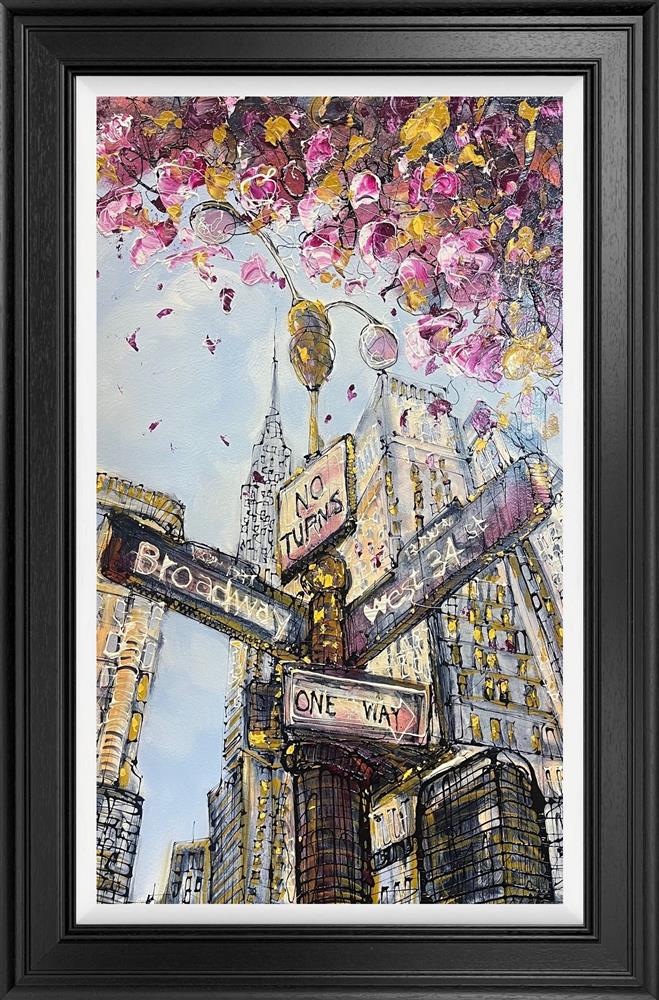 Nigel Cooke - 'Broadway Signs' - Framed Original Artwork