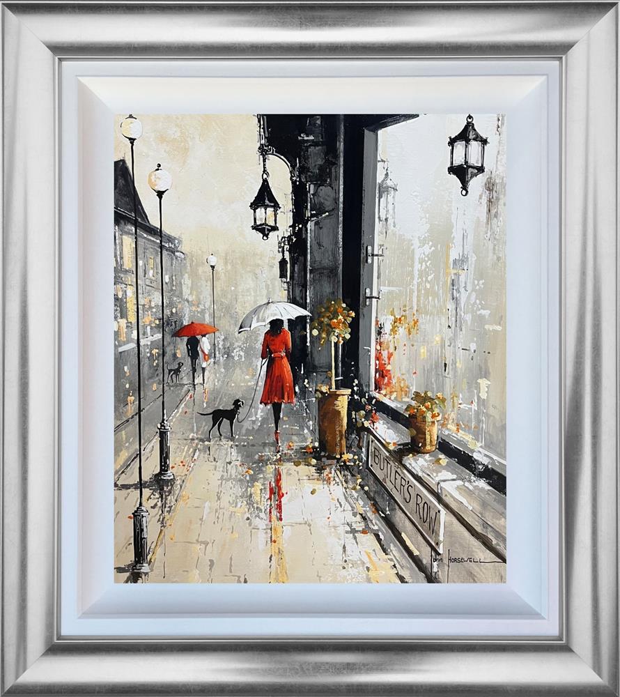 John Horsewell - 'Butler's Row' - Framed Original Artwork