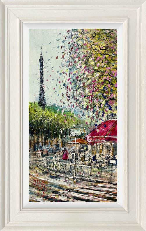 Nigel Cooke - 'Cafe de la Tour' - Framed Original Artwork