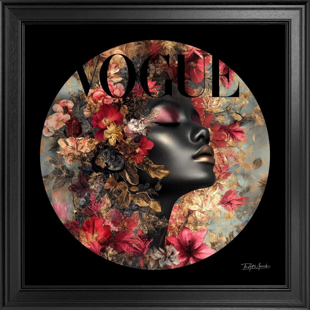 The Art Maverick - 'Calista - Gilded Glass' -  Framed Edition