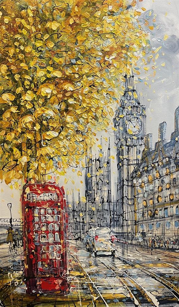 Nigel Cooke - 'Calling Westminster' - Framed Original Artwork