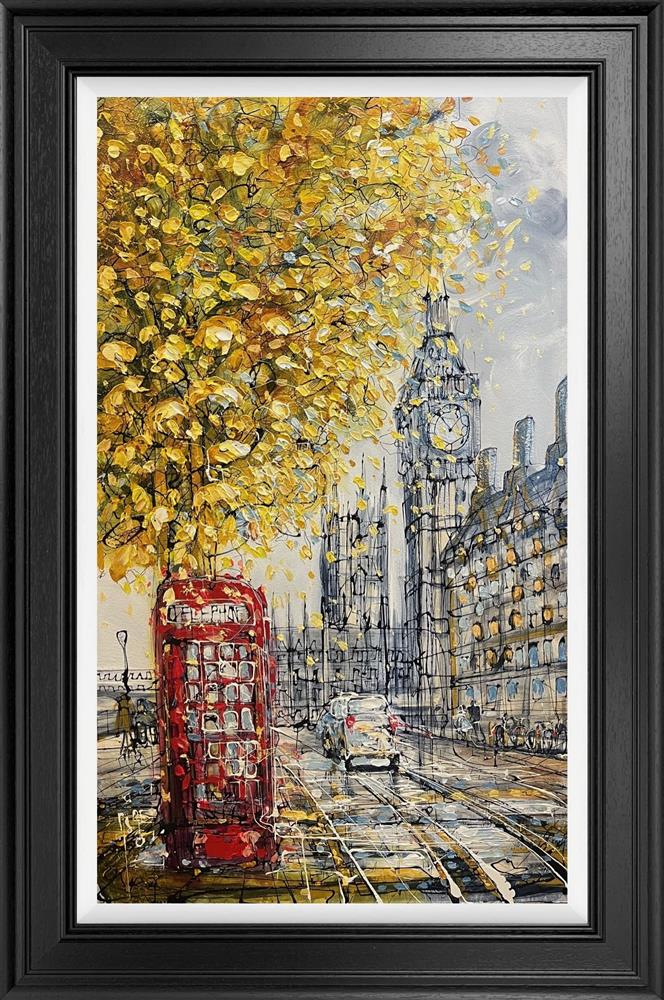 Nigel Cooke - 'Calling Westminster' - Framed Original Artwork