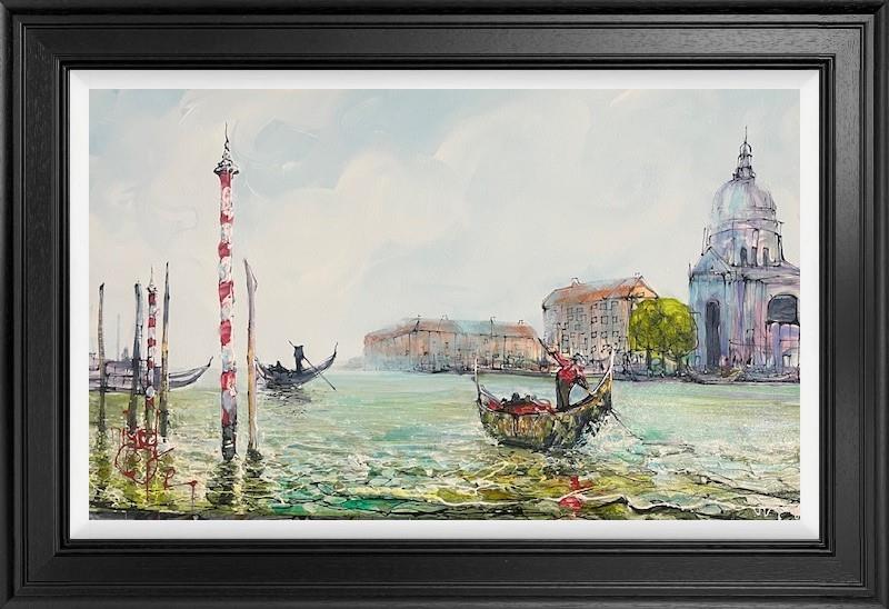 Nigel Cooke - 'Calm Waters' - Framed Original Artwork