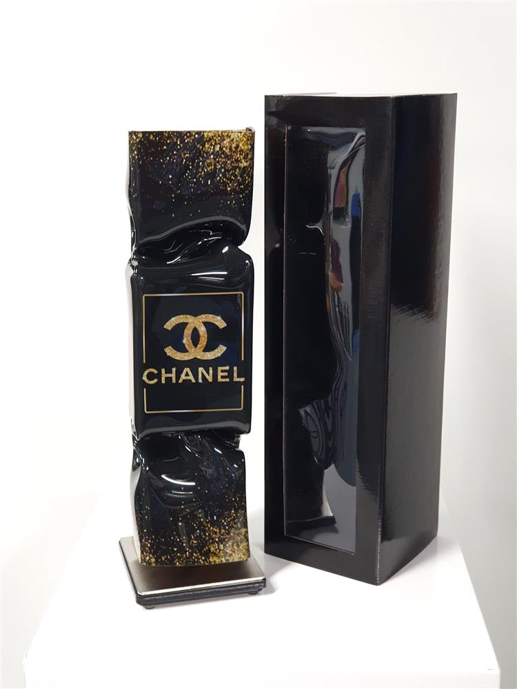 Michael Daniels - 'Chanel No.5 Black And Gold' - Limited Edition Sculpture