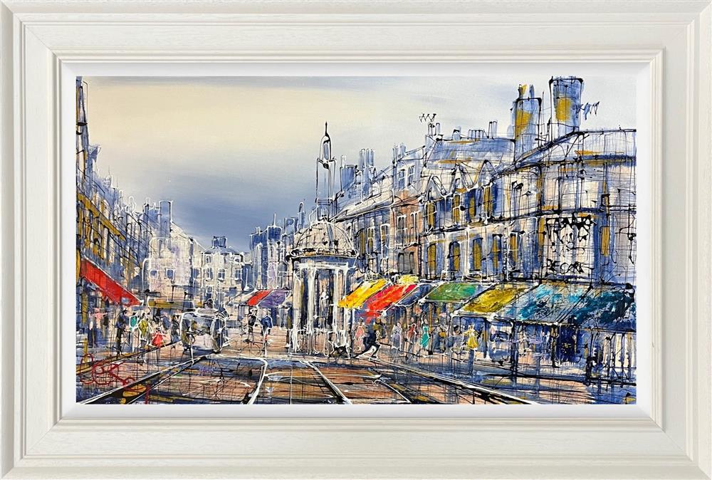 Nigel Cooke - 'Chelmsford Stroll'  - Framed Original Artwork