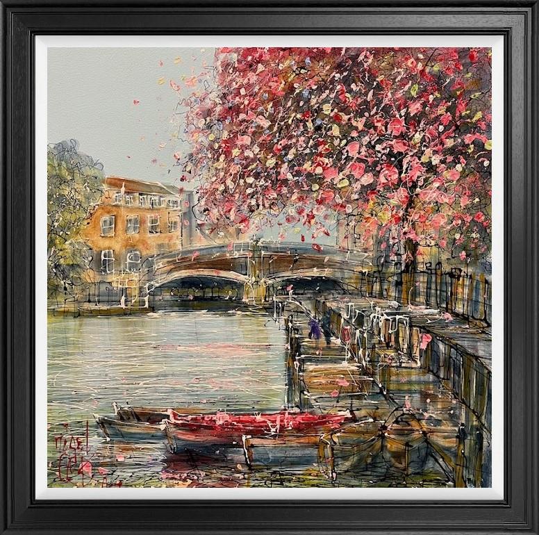 Nigel Cooke - 'Cherry Tree In Norwich' - Framed Original Artwork