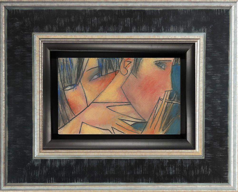 Andrei Protsouk - 'Cigarette Break' - Framed Original Art