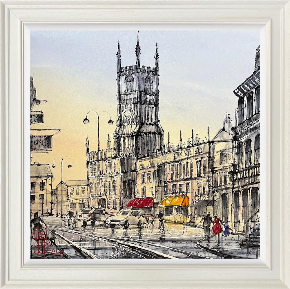 Nigel Cooke - 'Cirencester's First Light' - Framed Original Artwork