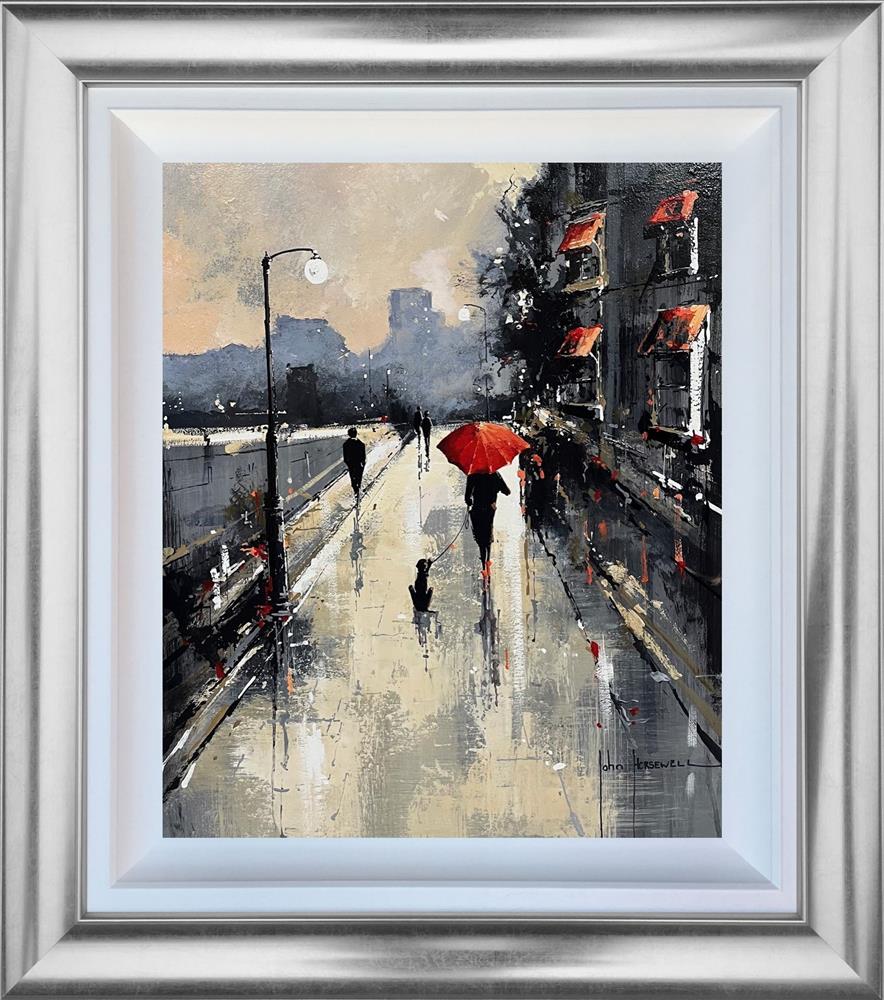 John Horsewell - 'City Life I' - Framed Original Artwork