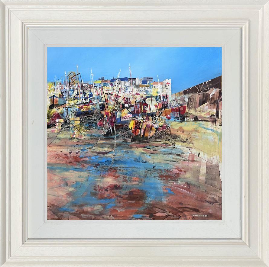 Ed Robinson - 'Coastal Life'  - Framed Original Artwork