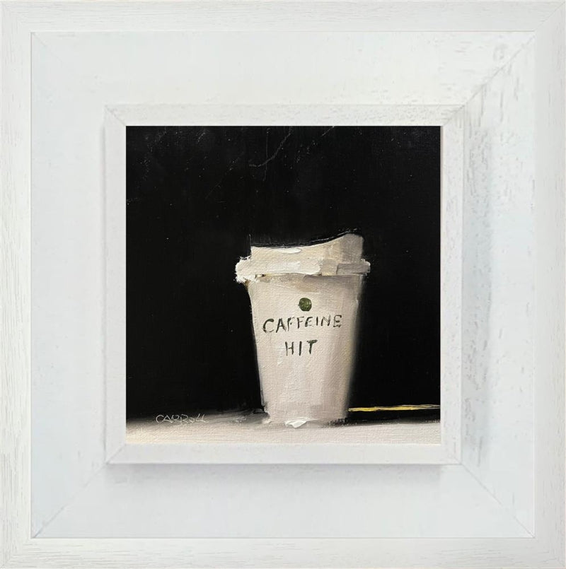 Neil Carroll - 'Coffee Hit' - Framed Original Artwork