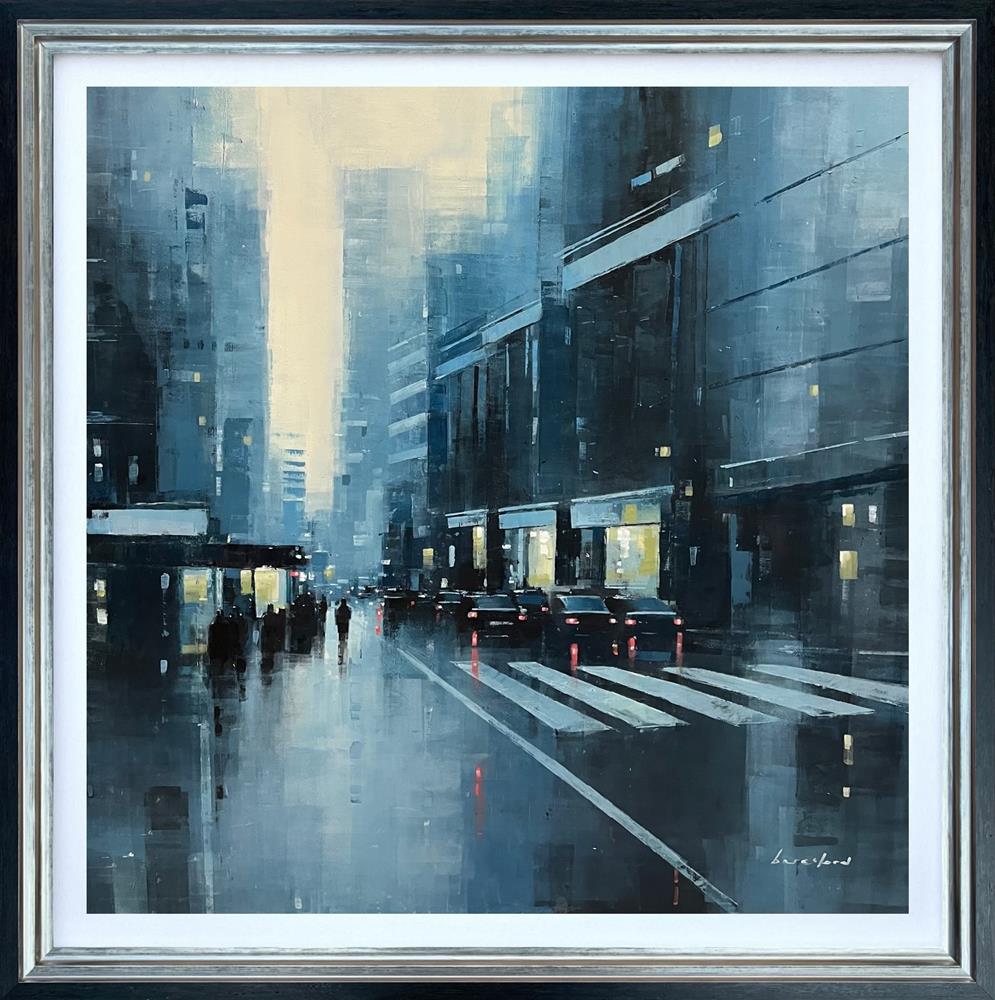 Mark Beresford - 'Crossing The Streets Of Manhattan' - Framed Original Artwork