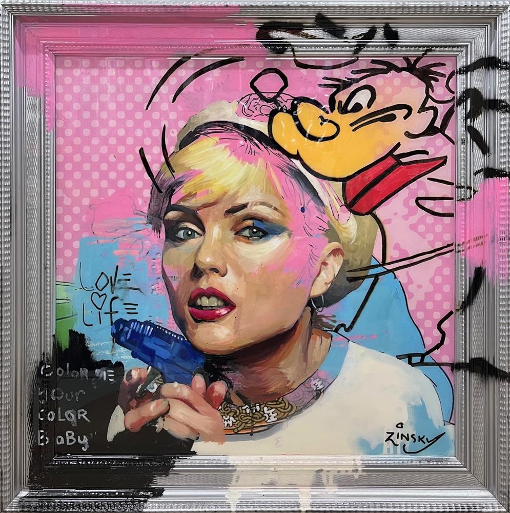 Zinsky - 'Debbie' - Framed Original Artwork