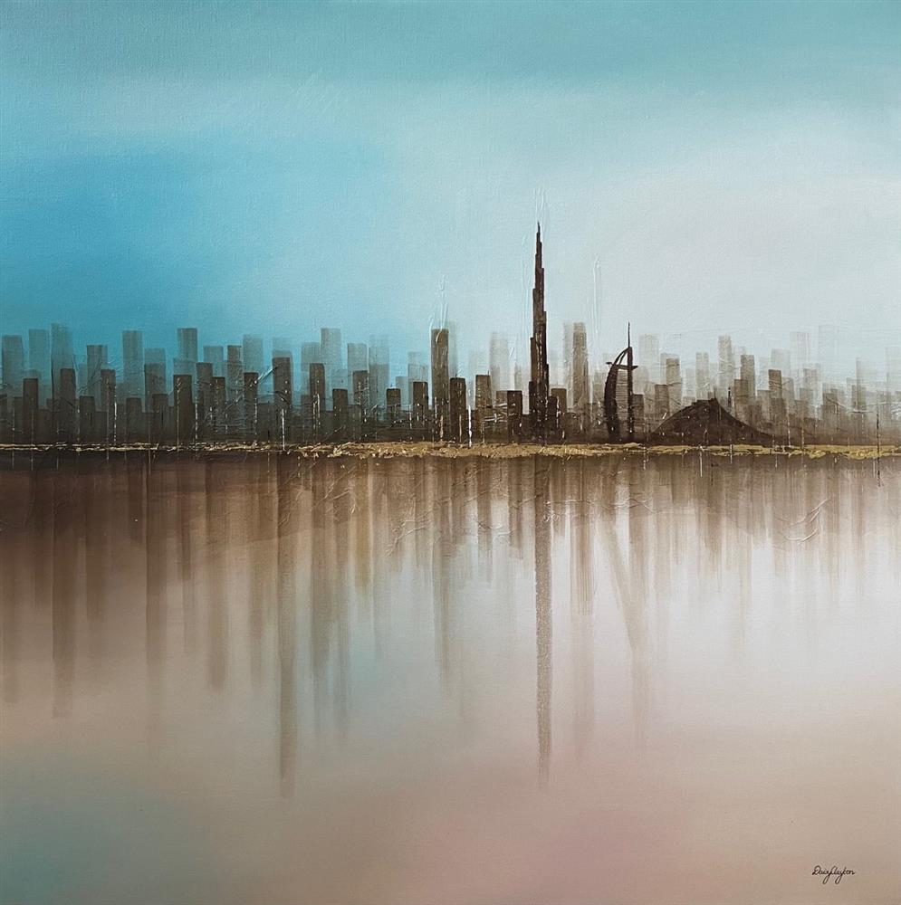 Daisy Clayton -  'Dubai City Life' - Framed Original Artwork